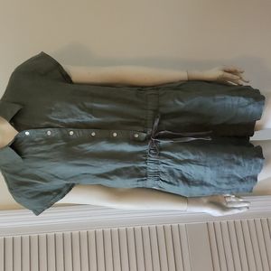 Cynthia Rowley 100% Linen Romper